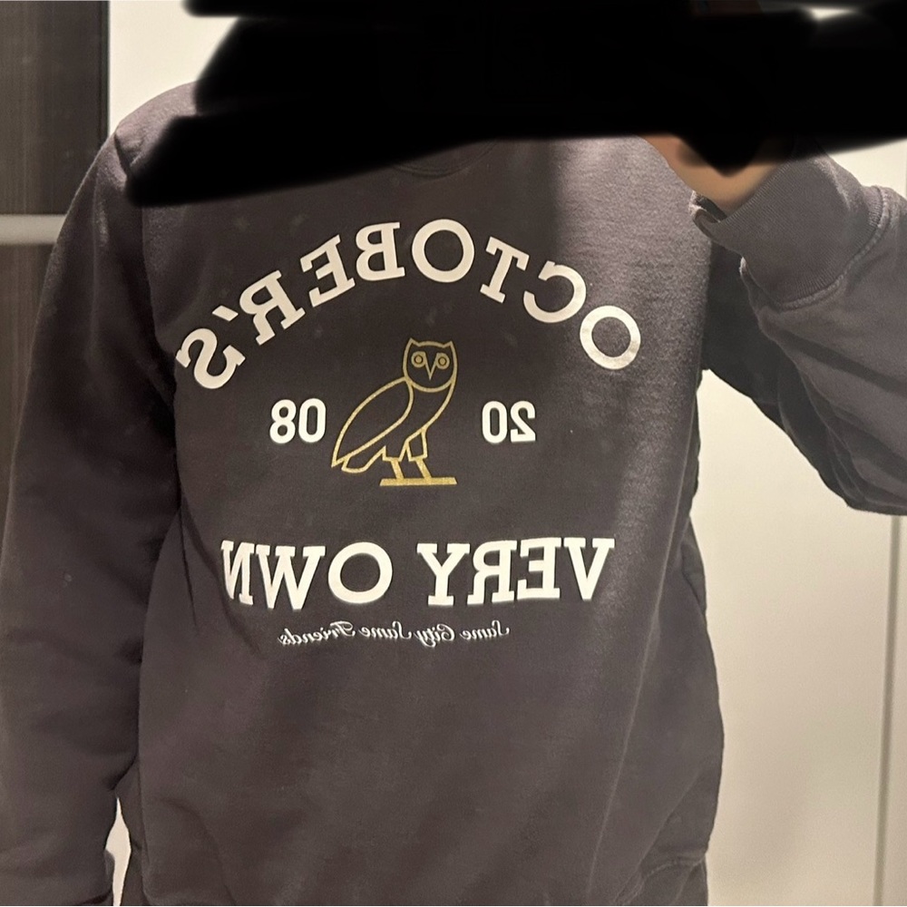 OVO October’s Very Own navy sweatshirt